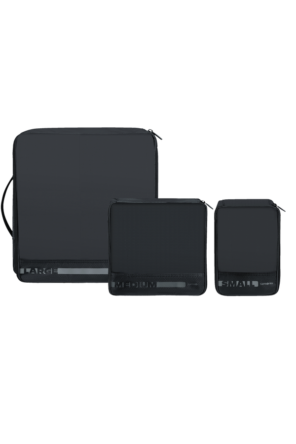 Conjunto 3 Bolsas de Arrumação Preto - Acessórios de Viagem | Samsonite