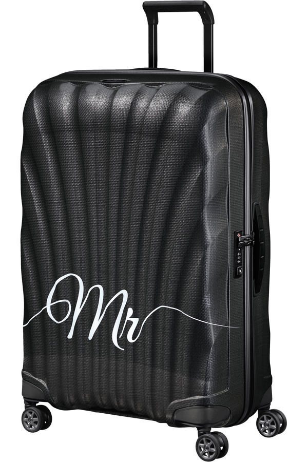 Mala de Viagem Grande 75cm 4 Rodas Mr. Preta - C-Lite | Samsonite