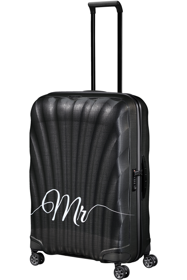 Mala de Viagem Grande 75cm 4 Rodas Mr. Preta - C-Lite | Samsonite