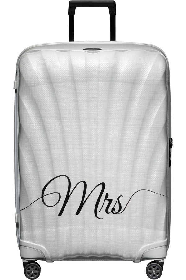 Mala de Viagem Grande 75cm 4 Rodas Mrs. Branca - C-Lite | Samsonite