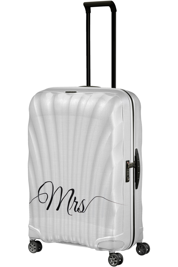 Mala de Viagem Grande 75cm 4 Rodas Mrs. Branca - C-Lite | Samsonite