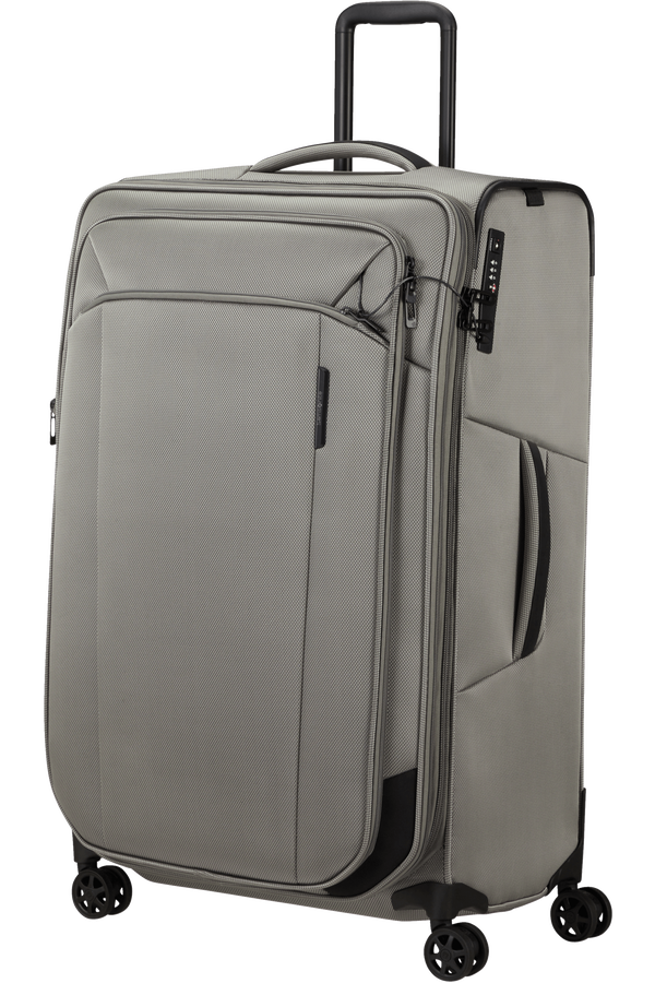 Mala de Viagem Grande 79cm 4 Rodas Expansível Bege - Respark | Samsonite