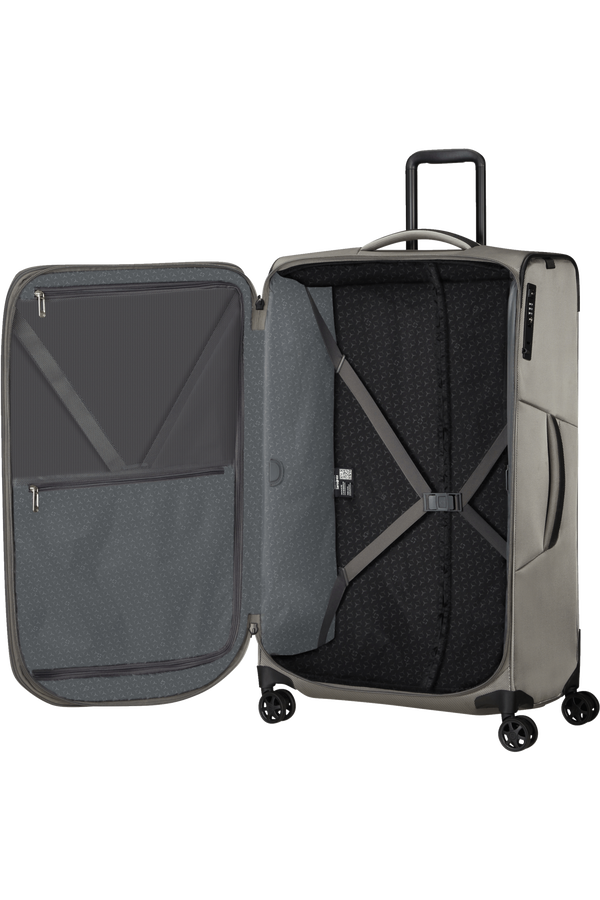 Mala de Viagem Grande 79cm 4 Rodas Expansível Bege - Respark | Samsonite