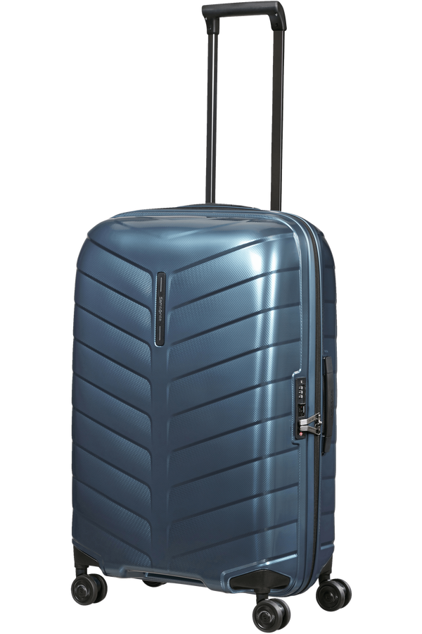 Mala de Viagem Média 69cm 4 Rodas Azul Cinza - Attrix | Samsonite