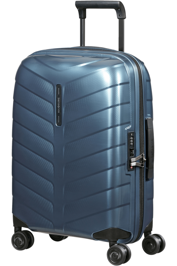 Mala de Cabine 55cm Expansível 4 Rodas Azul Cinza - Attrix | Samsonite