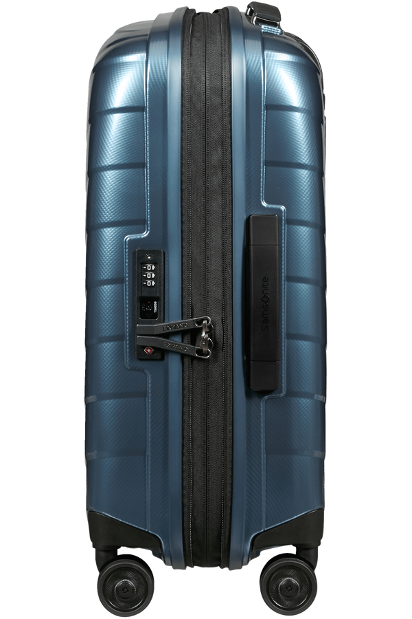 Mala de Cabine 55cm Expansível 4 Rodas Azul Cinza - Attrix | Samsonite