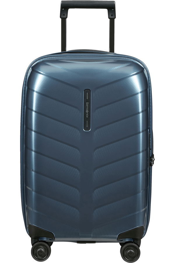 Mala de Cabine 55/35cm Expansível 4 Rodas Azul Cinza - Attrix | Samsonite