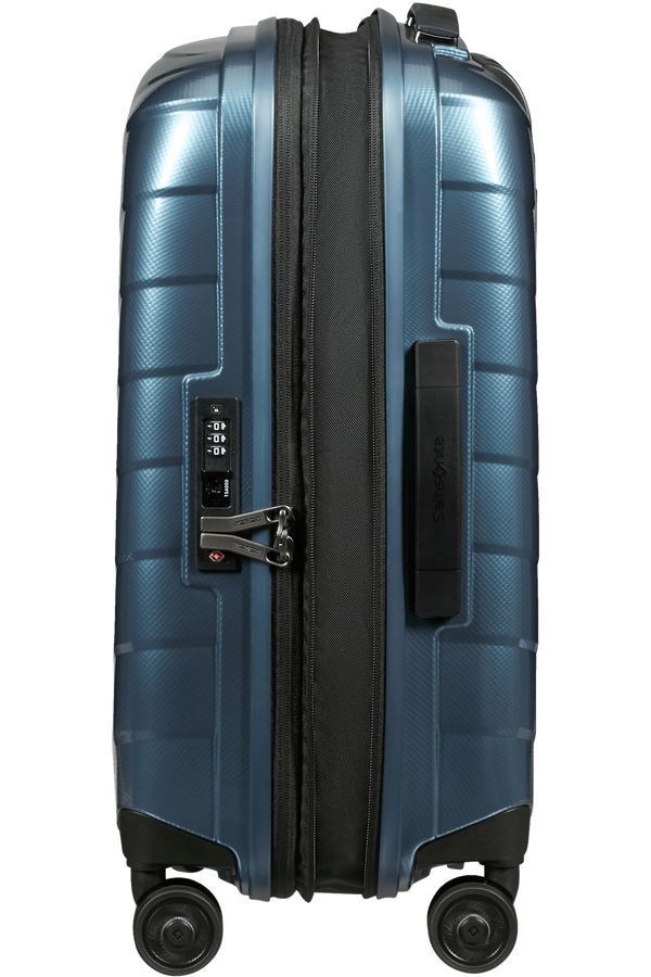 Mala de Cabine 55/35cm Expansível 4 Rodas Azul Cinza - Attrix | Samsonite