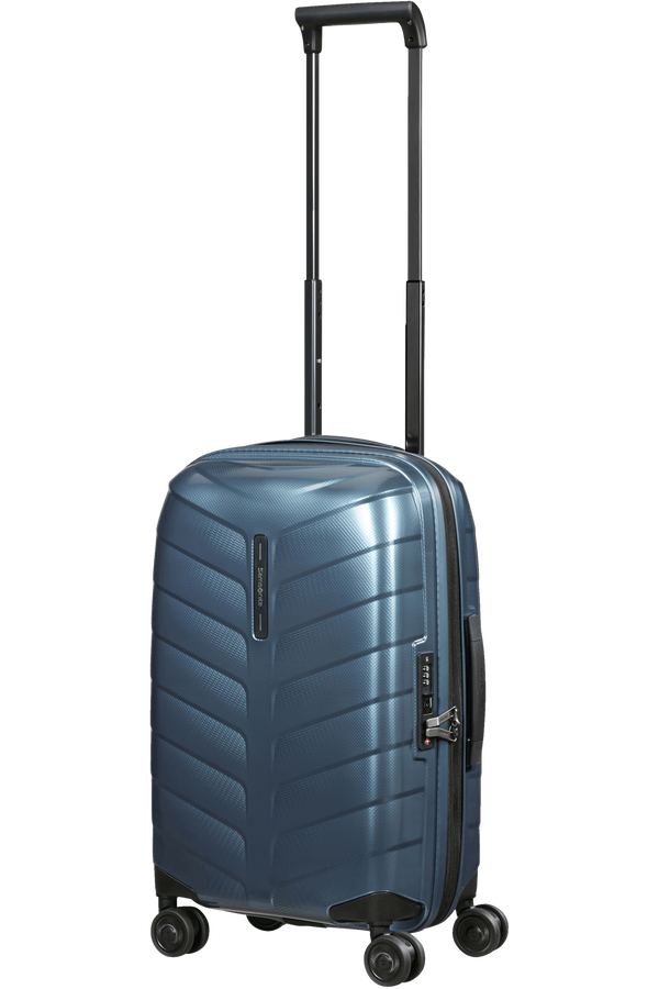 Mala de Cabine 55/35cm Expansível 4 Rodas Azul Cinza - Attrix | Samsonite