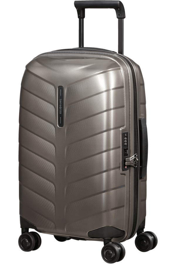 Mala de Cabine 55/35cm Expansível 4 Rodas Bege Dourado - Attrix | Samsonite