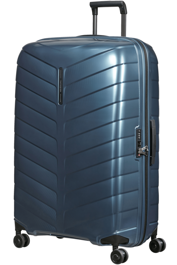 Mala de Viagem Extragrande 81cm 4 Rodas Azul Cinza - Attrix | Samsonite