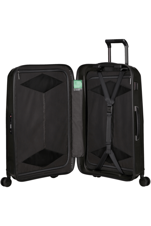 Mala de Viagem Média 69cm 4 Rodas Preto - Major-Lite | Samsonite