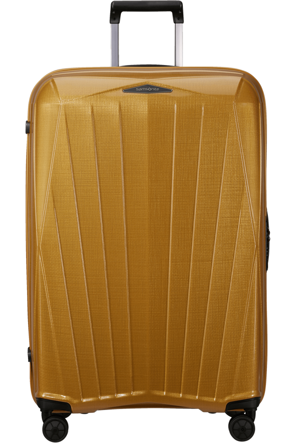 Mala de Viagem Grande 77cm 4 Rodas Amarelo Açafrão - Major-Lite | Samsonite