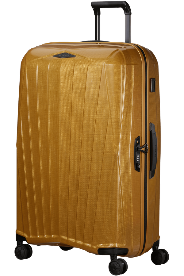 Mala de Viagem Grande 77cm 4 Rodas Amarelo Açafrão - Major-Lite | Samsonite