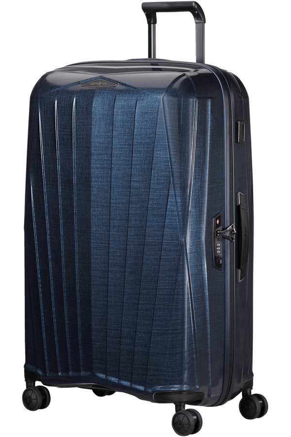 Mala de Viagem Grande 77cm 4 Rodas Azul Meia-Noite - Major-Lite | Samsonite