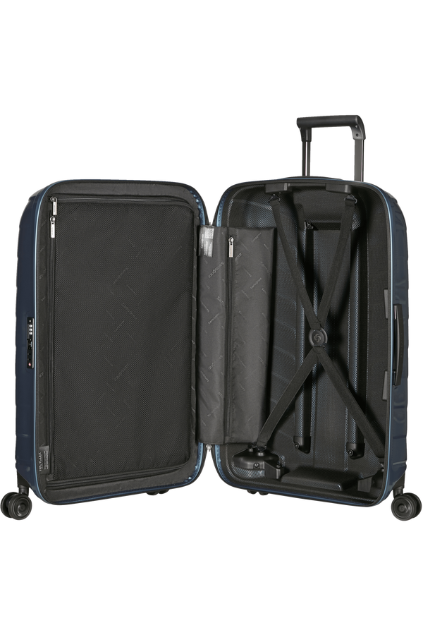 Mala de Viagem Grande 75cm 4 Rodas Azul Cinza - Attrix | Samsonite