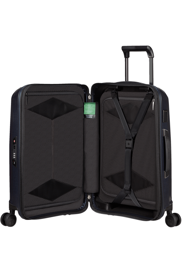 Mala de Cabine 55cm Expansível 4 Rodas Azul Meia-Noite - Major-Lite | Samsonite