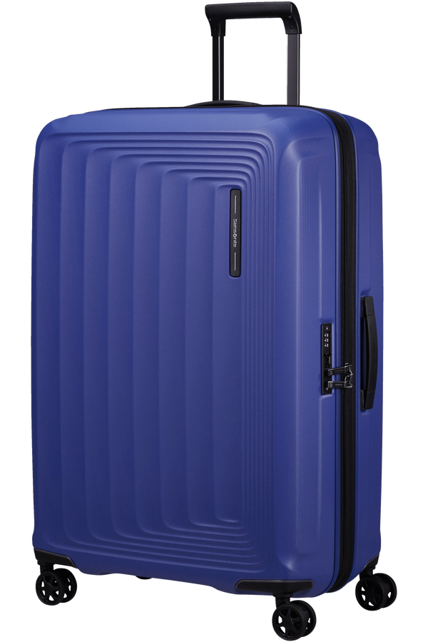 Mala de Viagem Grande 75cm Expansível 4 Rodas Azul Náutico Mate - Nuon | Samsonite