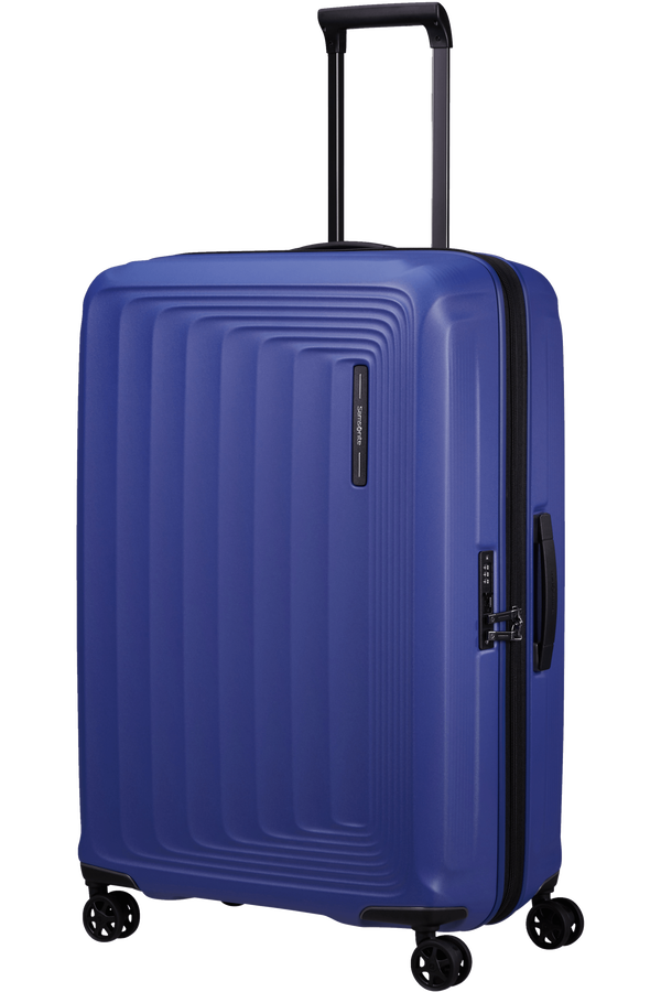 Mala de Viagem Grande 75cm Expansível 4 Rodas Azul Náutico Mate - Nuon | Samsonite