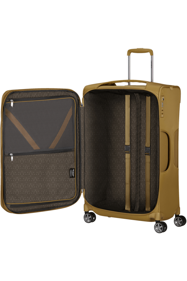 Mala de Viagem Grande 71cm Expansível 4 Rodas Mostarda - D'Lite | Samsonite