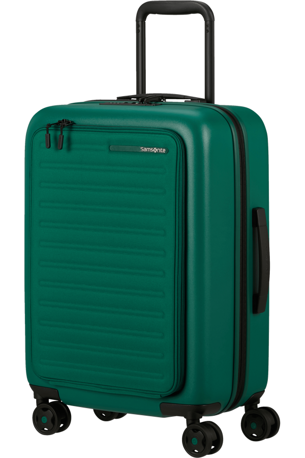 Mala de Cabine 55cm Expansível com Acesso Frontal Verde Selva - StackD | Samsonite