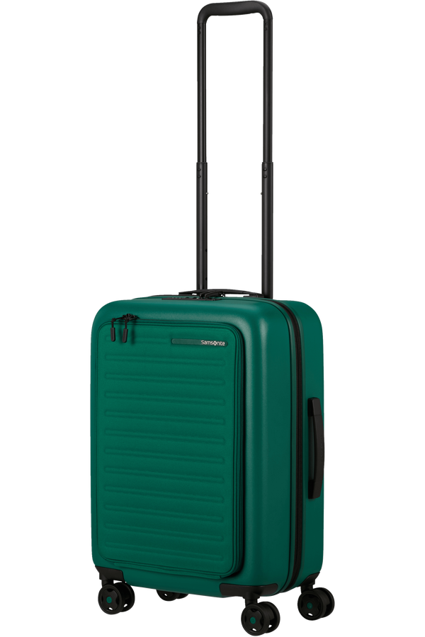 Mala de Cabine 55cm Expansível com Acesso Frontal Verde Selva - StackD | Samsonite