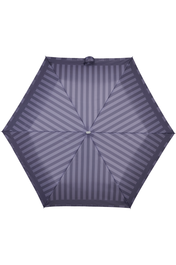 Guarda-Chuva Mini Desdobrável Manual Listras Violeta - Alu Drop S | Samsonite