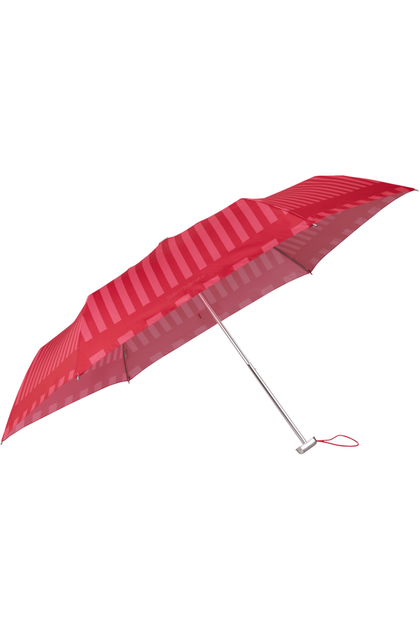 Guarda-Chuva Mini Desdobrável Manual Listras Fuchsia - Alu Drop S | Samsonite