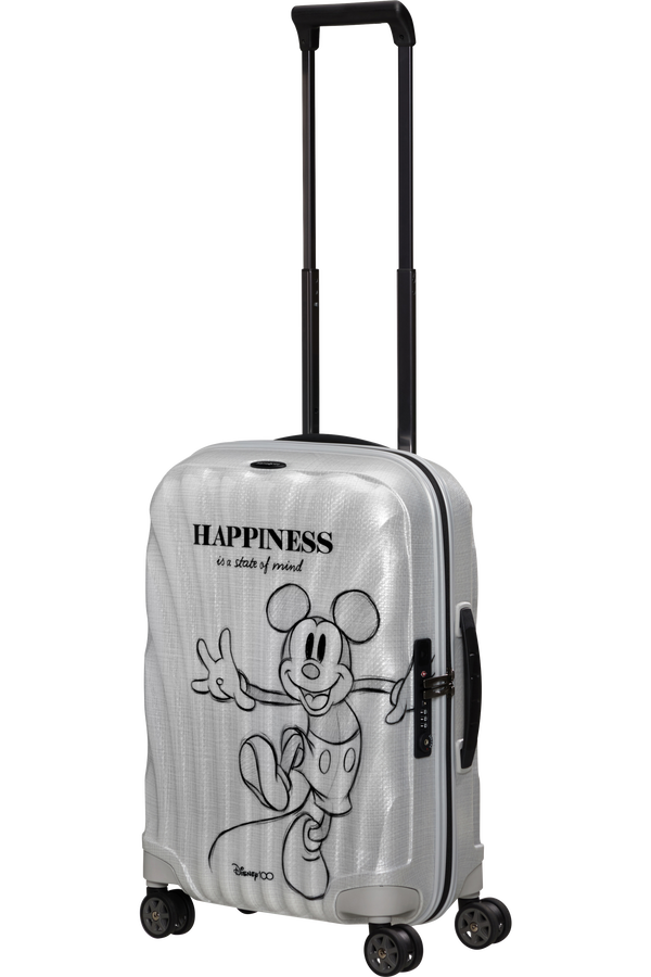 Mala de Cabine 55cm 4 Rodas Expansível Disney 100 Anos Mickey - C-Lite | Samsonite