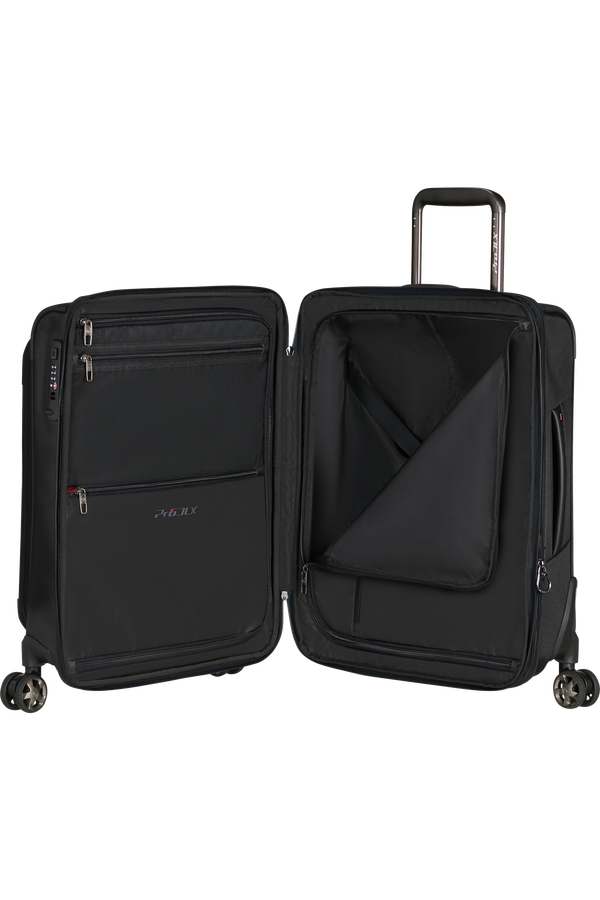 Mala de Cabine 55cm 4 Rodas Expansível Preta - Pro-DLX 6 | Samsonite