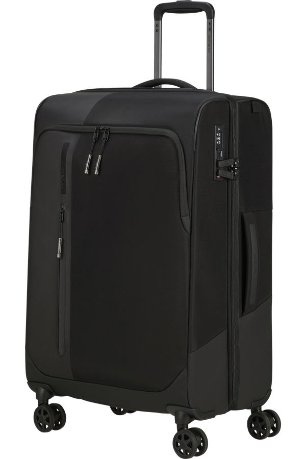 Mala de Viagem Média 66cm 4 Rodas Expansível Preto - Biz2Go TRVL | Samsonite