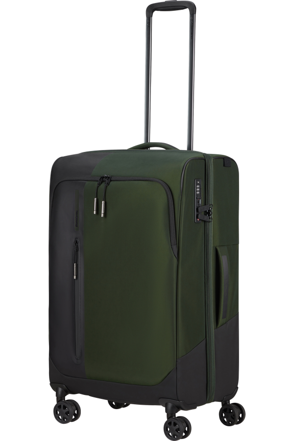 Mala de Viagem Média 66cm 4 Rodas Expansível Verde Terra - Biz2Go TRVL | Samsonite