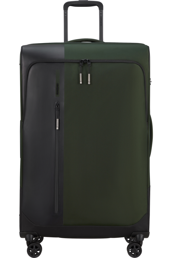 Mala de Viagem Grande 77cm 4 Rodas Expansível Verde Terra - Biz2Go TRVL | Samsonite