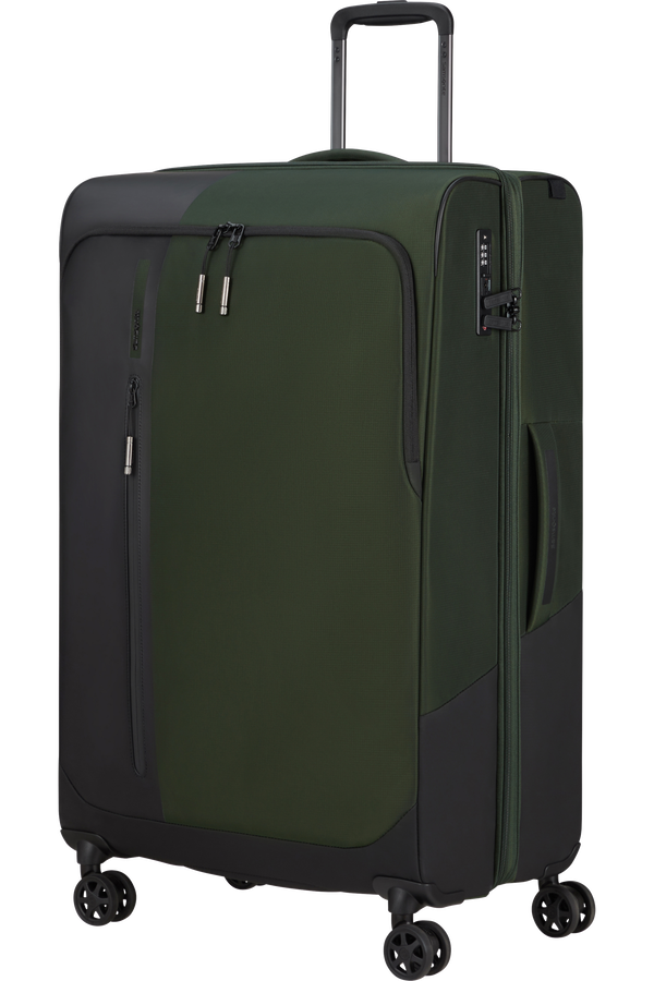 Mala de Viagem Grande 77cm 4 Rodas Expansível Verde Terra - Biz2Go TRVL | Samsonite