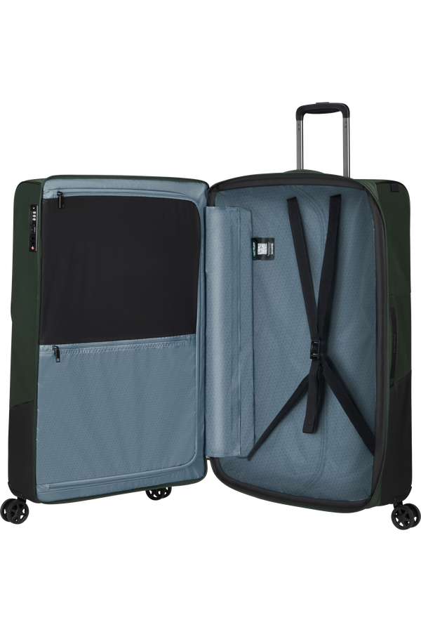 Mala de Viagem Grande 77cm 4 Rodas Expansível Verde Terra - Biz2Go TRVL | Samsonite