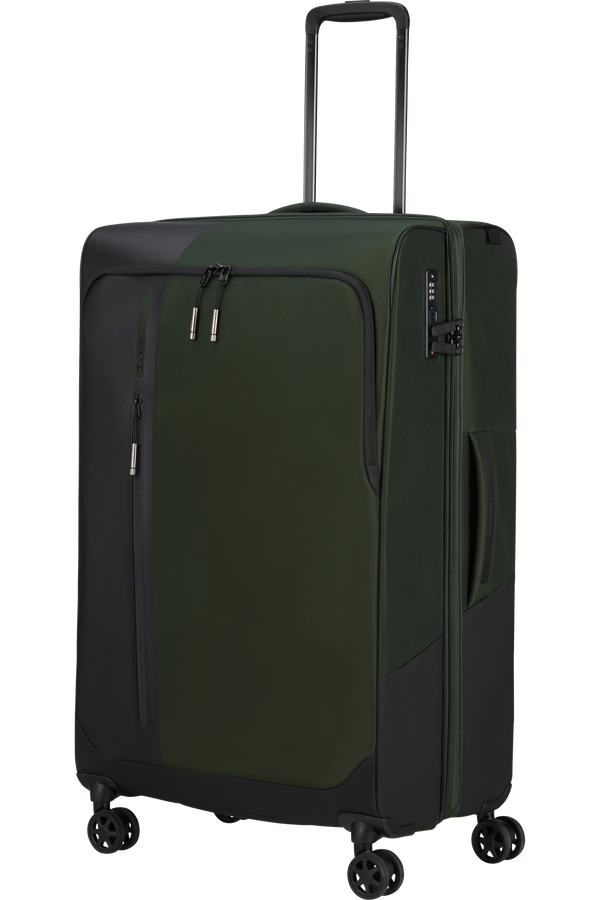 Mala de Viagem Grande 77cm 4 Rodas Expansível Verde Terra - Biz2Go TRVL | Samsonite