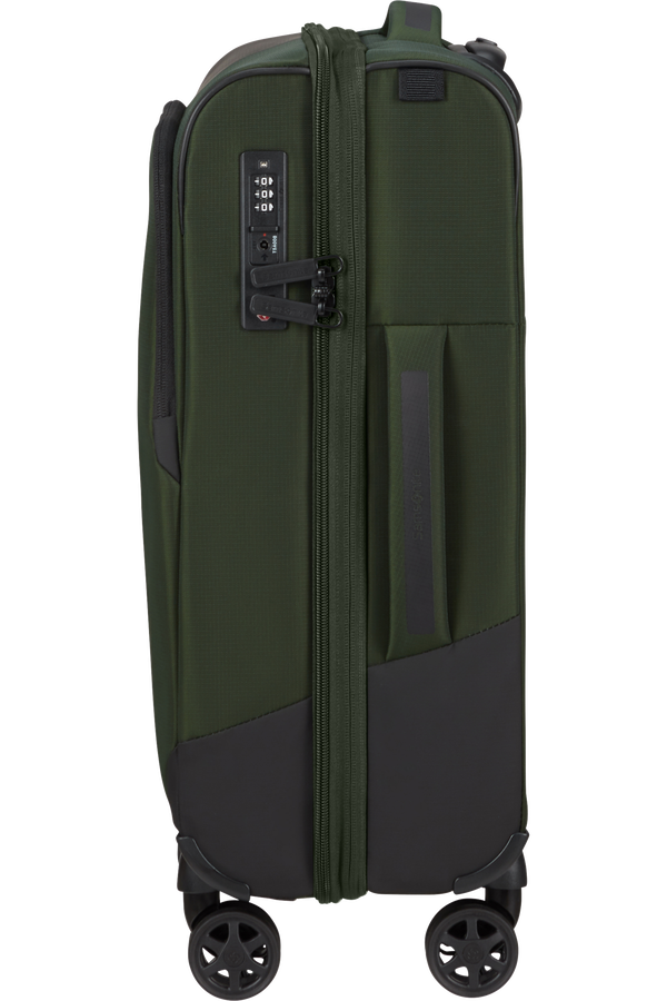 Mala de Cabine 55cm 4 Rodas Expansível Verde Terra - Biz2Go TRVL | Samsonite