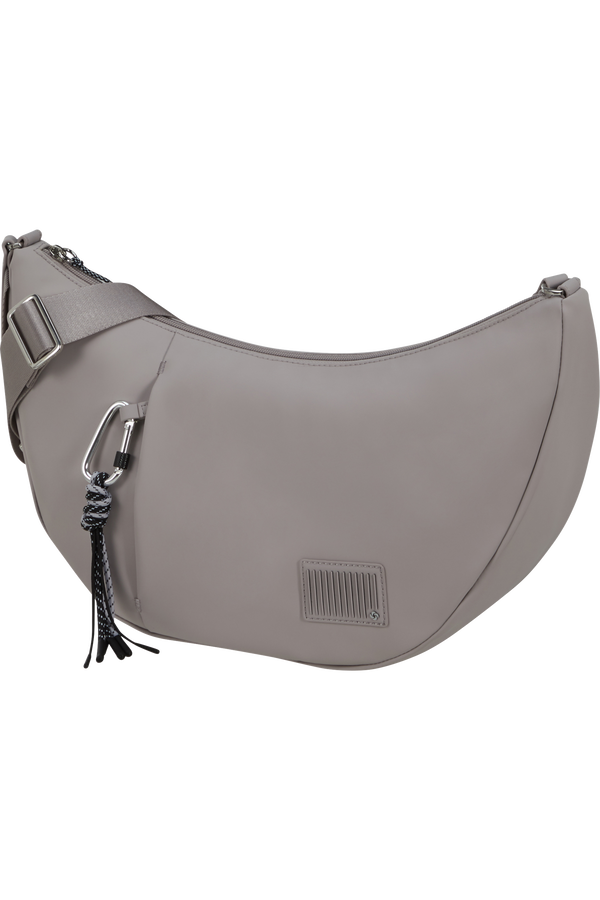 Bolsa de Ombro Hobo Rosa Acinzentado - Wander Last | Samsonite