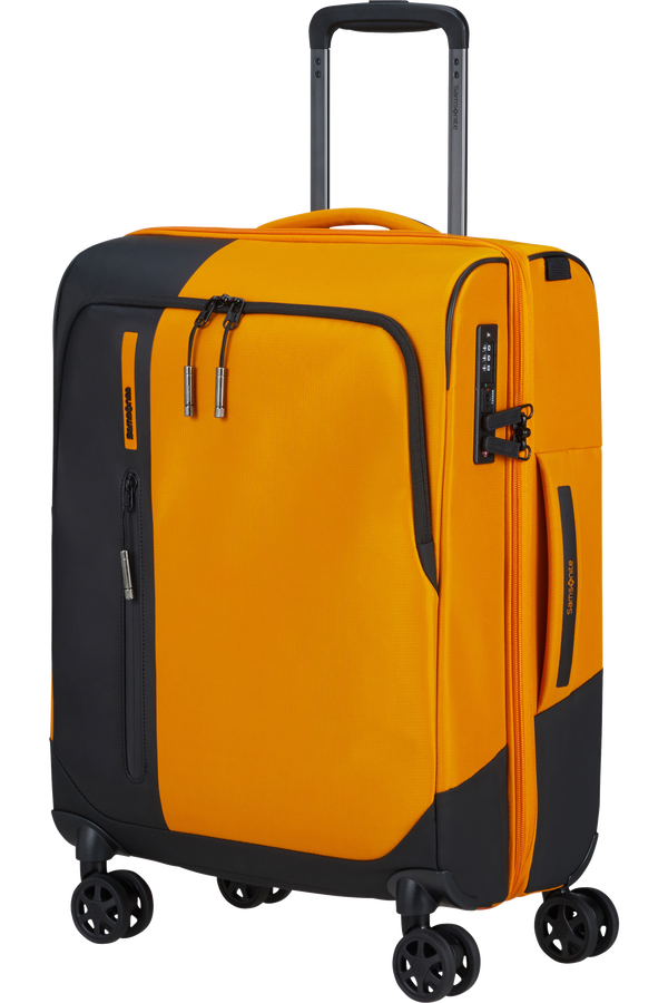 Mala de Cabine 55cm 4 Rodas Expansível Amarelo Radiante - Biz2Go TRVL | Samsonite