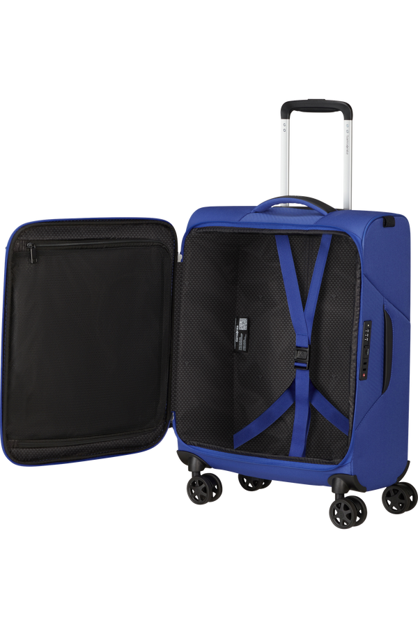 Mala de Cabine 55cm 4 Rodas Azul-Náutico - Litebeam | Samsonite