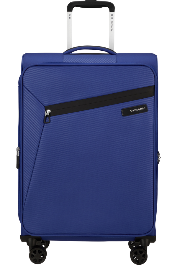 Mala de Viagem Média 66cm 4 Rodas Expansível Azul-Náutico - Litebeam | Samsonite