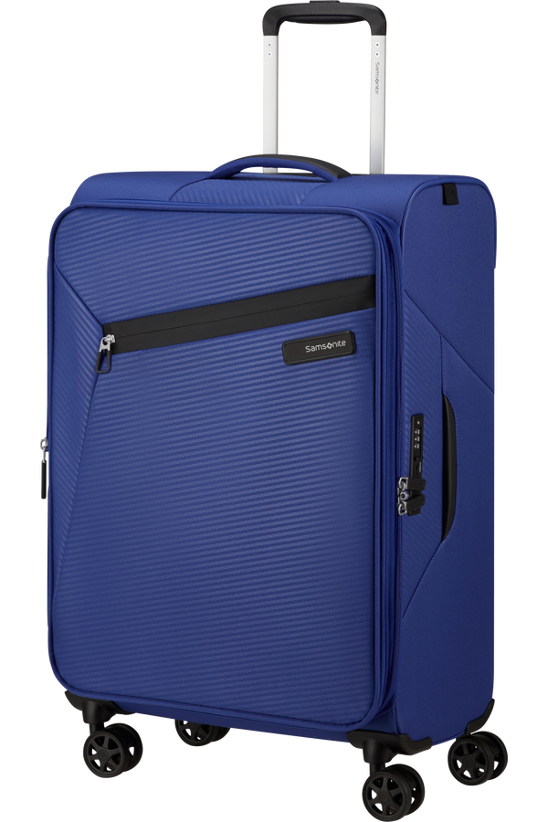 Mala de Viagem Média 66cm 4 Rodas Expansível Azul-Náutico - Litebeam | Samsonite