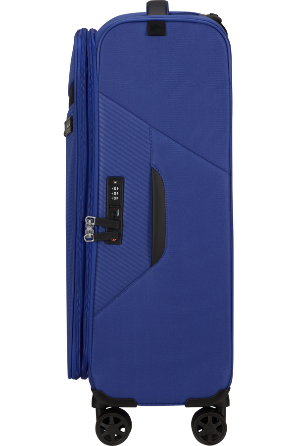 Mala de Viagem Média 66cm 4 Rodas Expansível Azul-Náutico - Litebeam | Samsonite