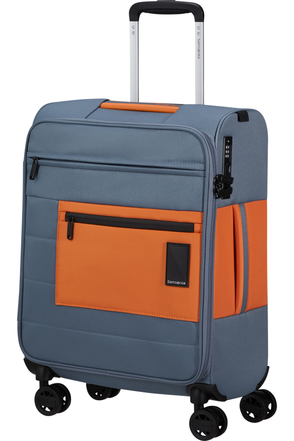 Mala de Cabine 55cm 4 Rodas Mirtilo/Laranja - Vaycay | Samsonite