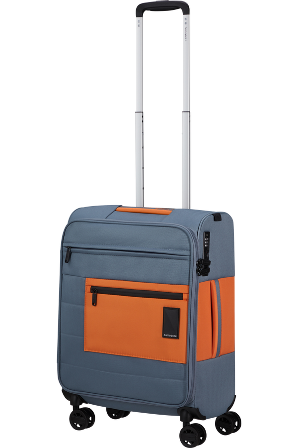 Mala de Cabine 55cm 4 Rodas Mirtilo/Laranja - Vaycay | Samsonite