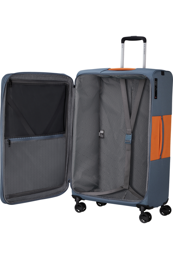 Mala de Viagem Grande 77cm 4 Rodas Expansível Mirtilo/Laranja - Vaycay | Samsonite