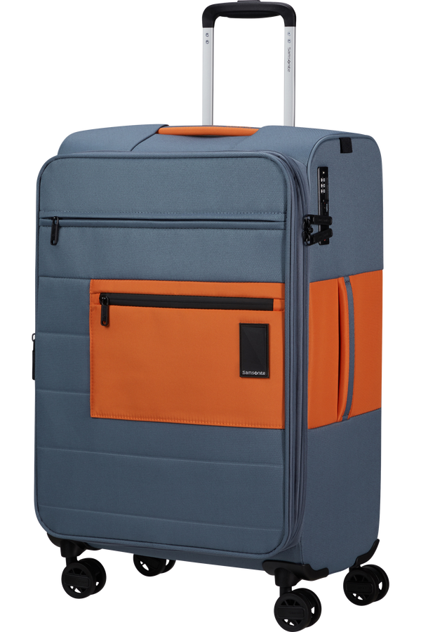 Mala de Viagem Média 66cm 4 Rodas Expansível Mirtilo/Laranja - Vaycay | Samsonite