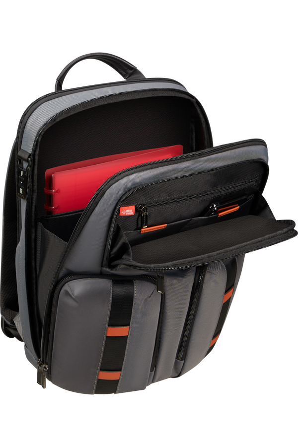 Mochila para Portátil 15.6" 2 Bolsos Cinzento/Conhaque - Urban-Eye | Samsonite