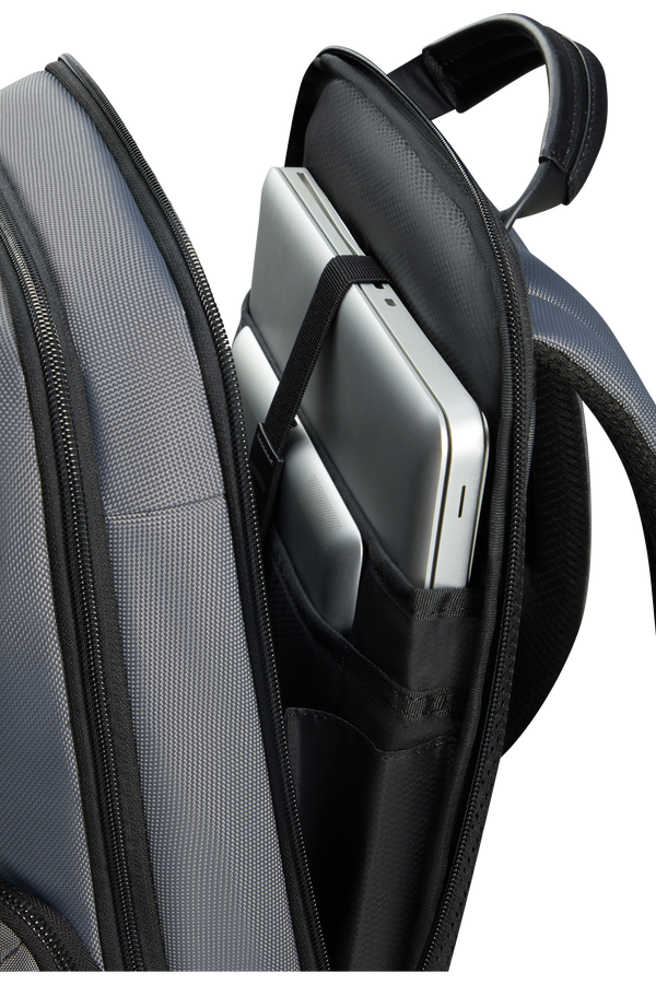 Mochila para Portátil 15.6" 2 Bolsos Cinzento/Conhaque - Urban-Eye | Samsonite