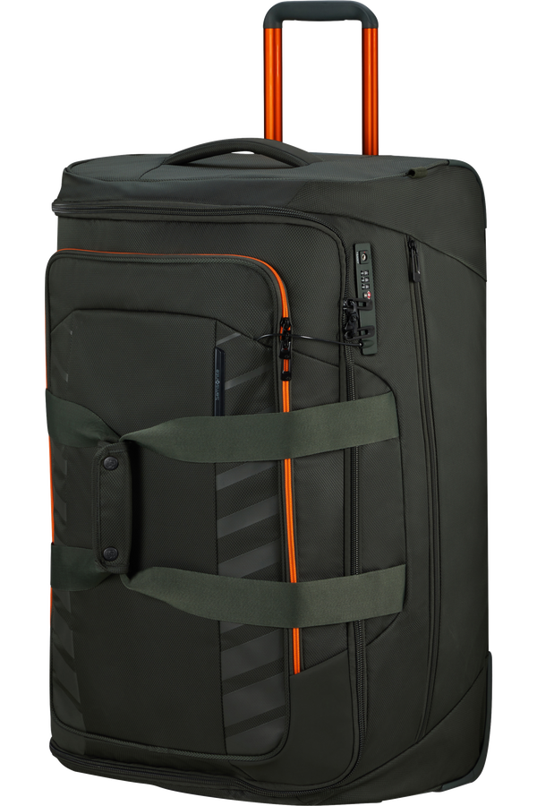 Saco de Viagem Grande 74cm Verde Floresta/Laranja - Respark | Samsonite
